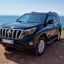 Аренда прокат авто  Toyota Land Cruiser Prado150 с водителем 1