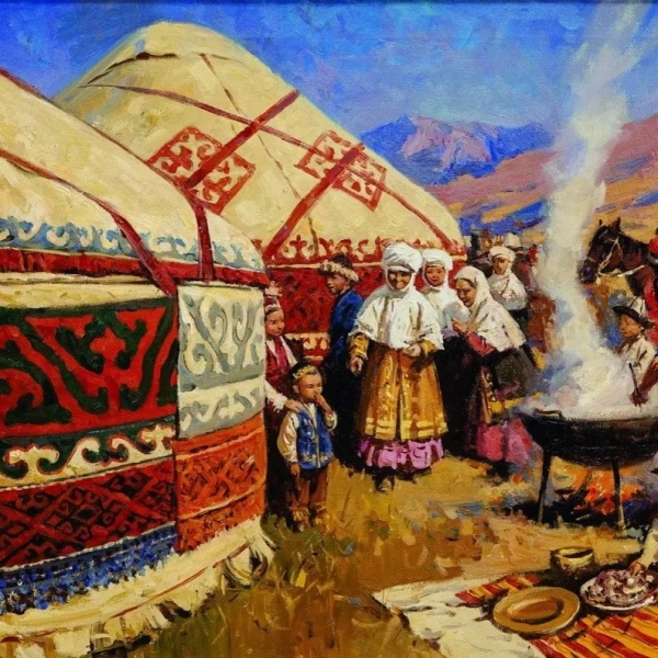 Театрализованное  представление – обряды и обычаи казахского народа